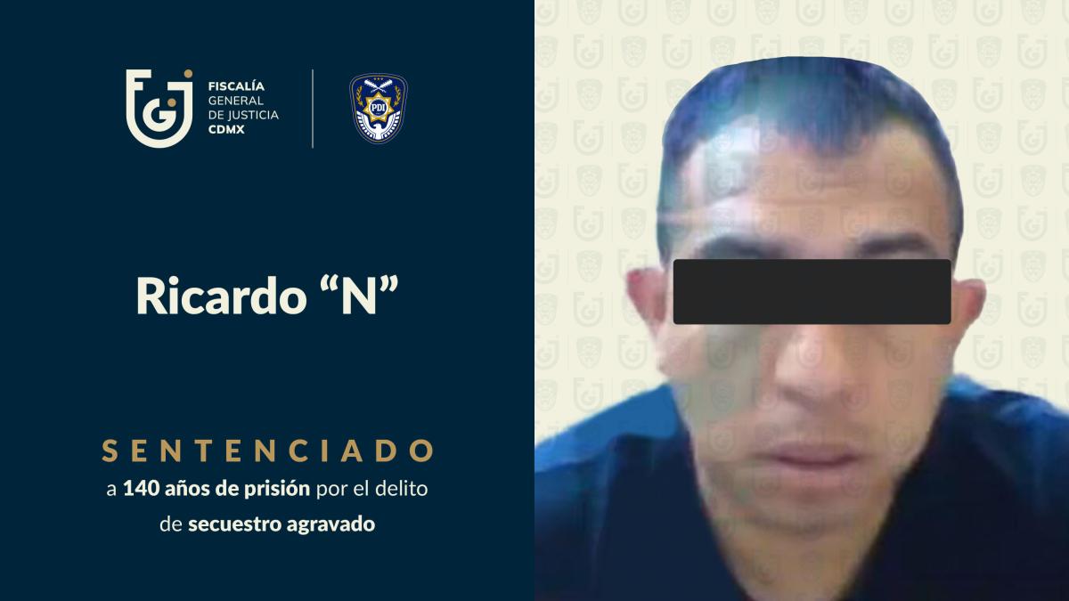 <![CDATA[Sentencian a 140 años de cárcel a Ricardo “N” por secuestro de adolescente]]>
