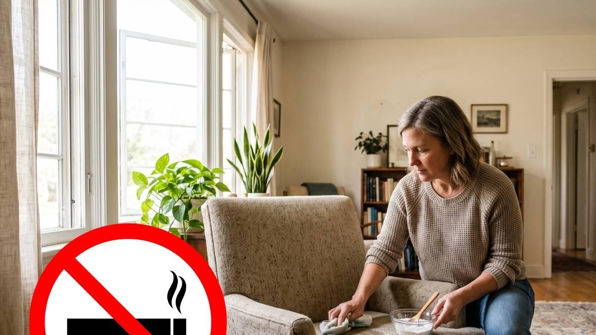 <![CDATA[Cómo eliminar el olor a cigarro de la casa sin gastar dinero: Métodos caseros eficaces]]>