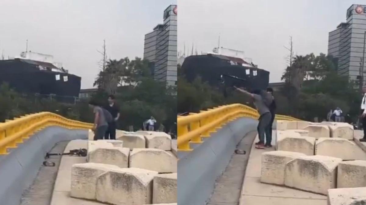 <![CDATA[Uso de patín eléctrico desata pelea en Paseo de la Reforma]]>