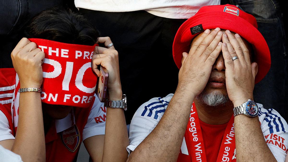 <![CDATA[Así reaccionaron los aficionados del Arsenal tras perder la Champions]]>