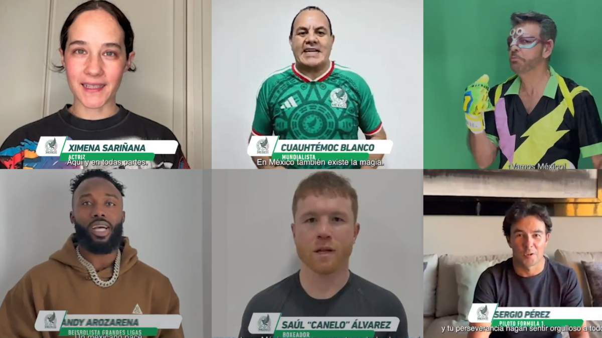 <![CDATA[¡Canelo Álvarez, Eugenio Derbez y Checo Pérez! Famosos anuncian lista de la Selección Mexicana]]>