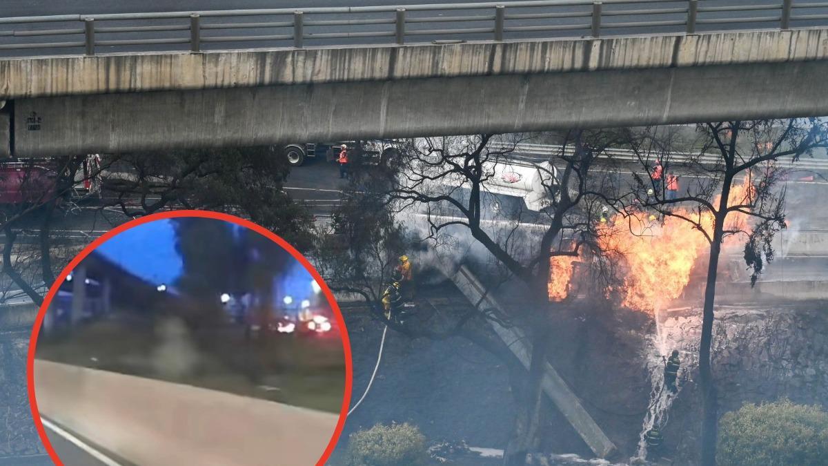 <![CDATA[Captan lamento en el Puente de la Concordia, CDMX, en donde explotó una pipa | VIDEO]]>