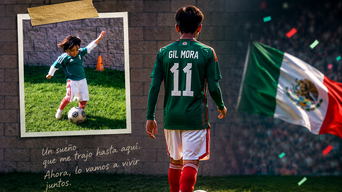 <![CDATA[Del patio de su casa al Mundial 2026: la emotiva foto con la que Gilberto Mora recordó el sueño que está por cumplir]]>