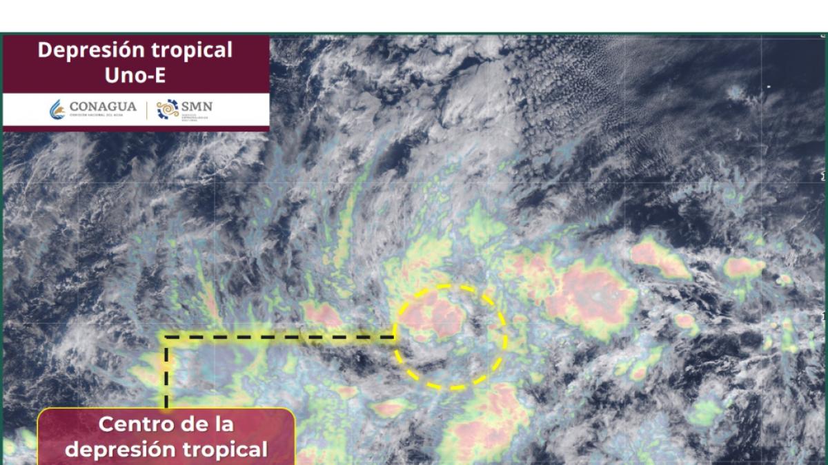<![CDATA[Se forma la Depresión Tropical Uno-E en el Pacífico mexicano]]>