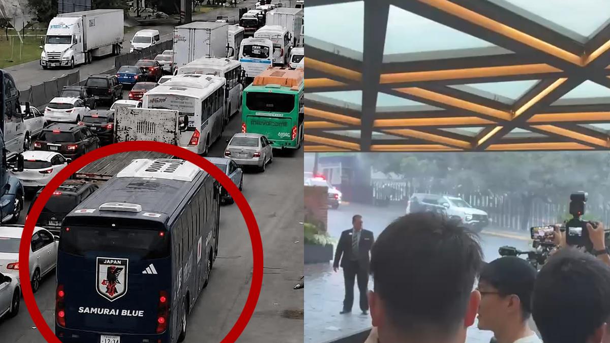 <![CDATA[VIDEO: Japón es recibido en Monterrey con tráfico y lluvia torrencial]]>
