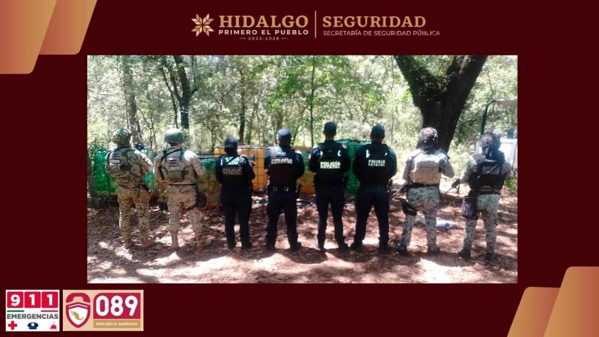 <![CDATA[Con drones descubren centro de almacenamiento de huachicol en Hidalgo]]>