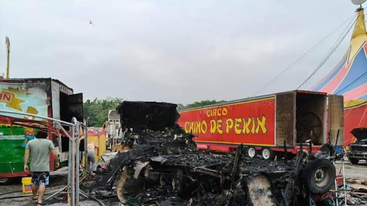 <![CDATA[Se incendia casa rodante del Circo Chino de Pekín en Tuxtla Gutiérrez]]>