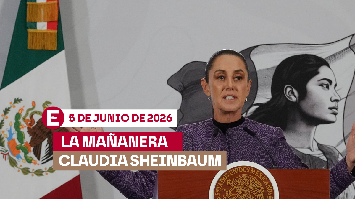 <![CDATA[La 'Mañanera' de Sheinbaum EN VIVO: Temas de la conferencia hoy 5 de junio de 2026]]>