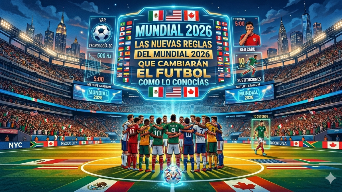 <![CDATA[Las nuevas reglas del Mundial 2026 que cambiarán el