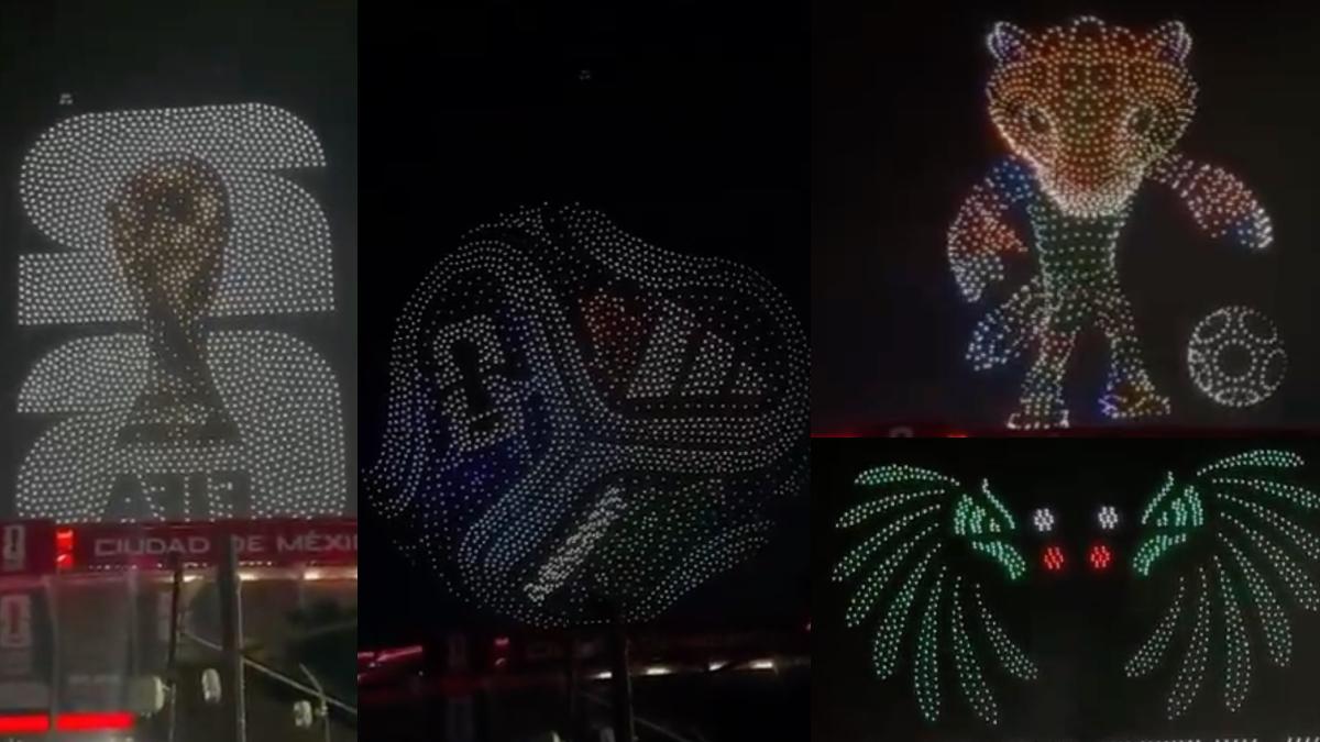 <![CDATA[VIDEO: Espectacular prueba de drones en Estadio Ciudad de México previo al Mundial 2026]]>