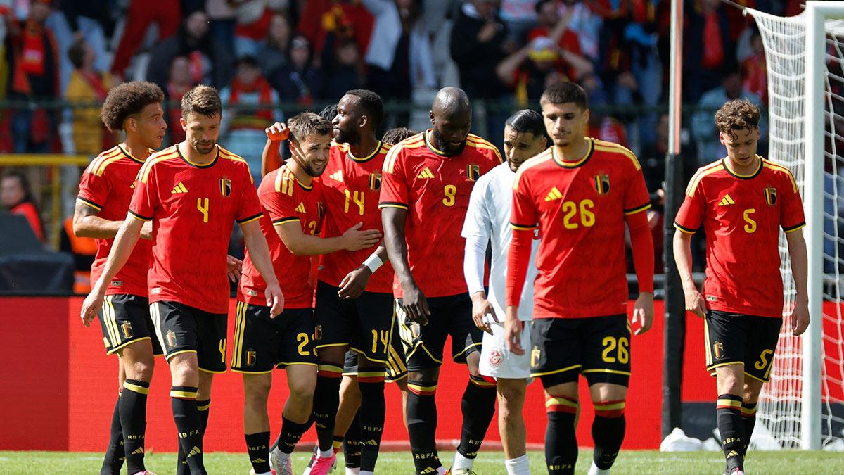 <![CDATA[Bélgica se da un festín previo al Mundial; golea 5-0 a Túnez]]>