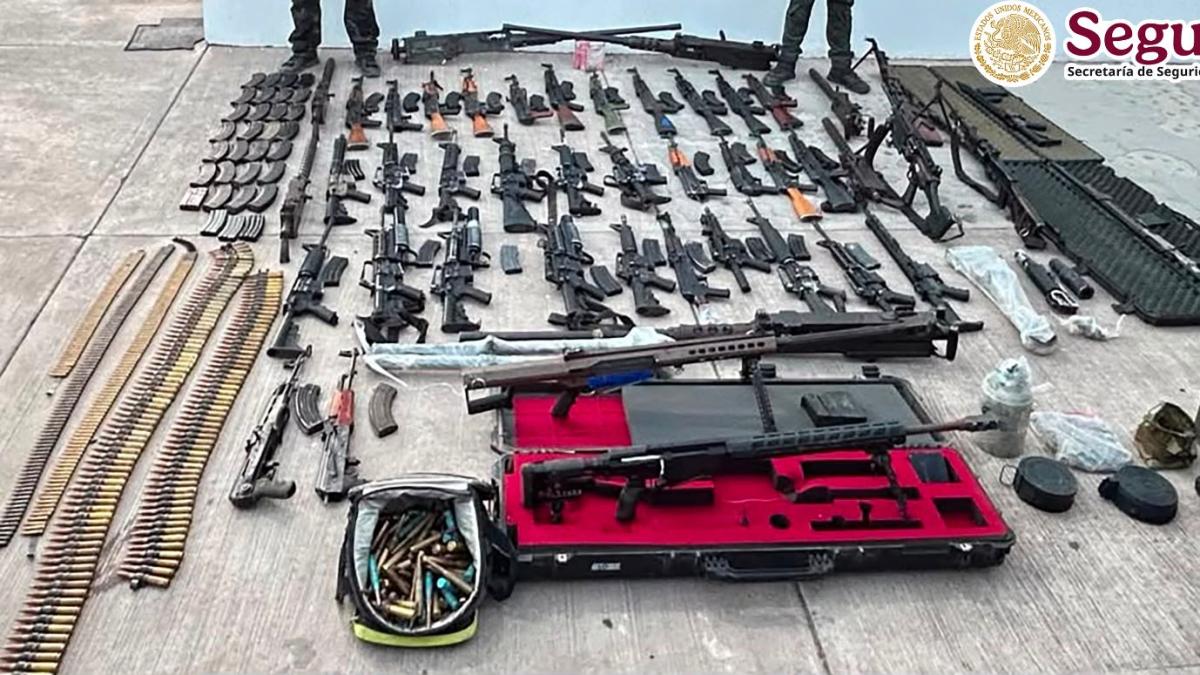 <![CDATA[¡Dan golpazo en Sinaloa! SSPC asegura arsenal en Badiraguato]]>