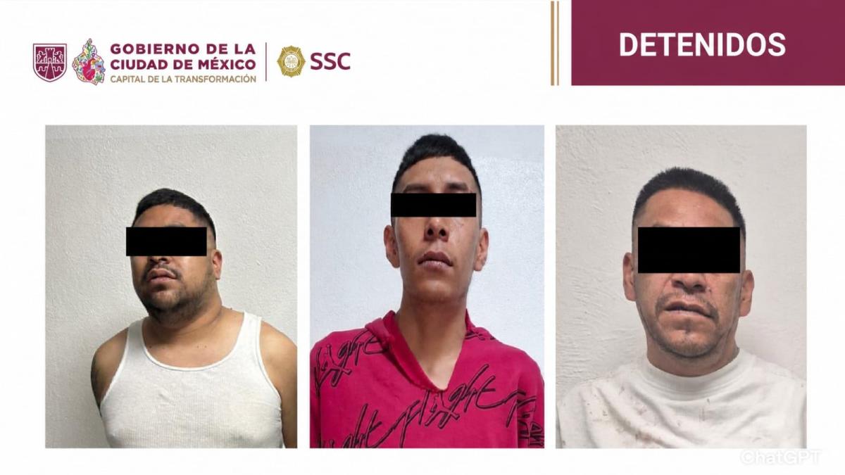 <![CDATA[Capturan a tres sujetos relacionados con más de 10 robos a viviendas]]>