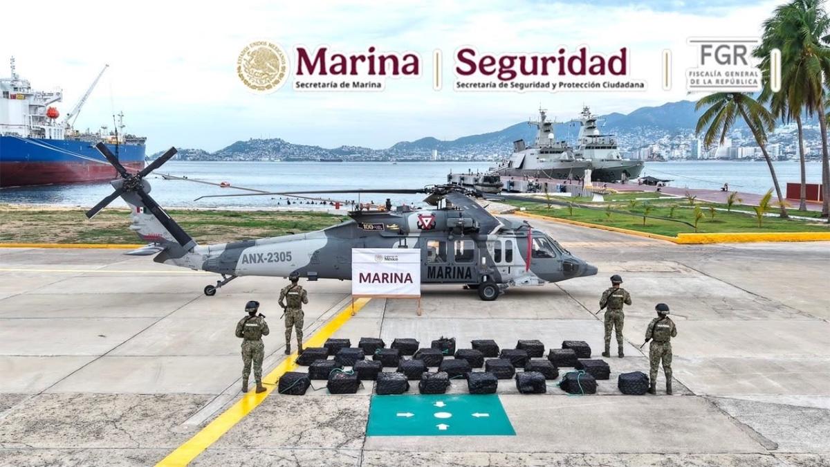 <![CDATA[Golpe al narco, Semar asegura 1.3 toneladas de coca