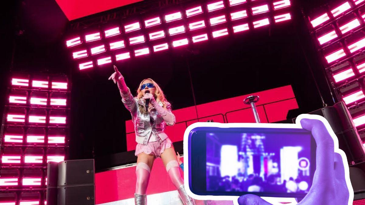 <![CDATA[“Guarden sus teléfonos”: Madonna envía mensaje a lo