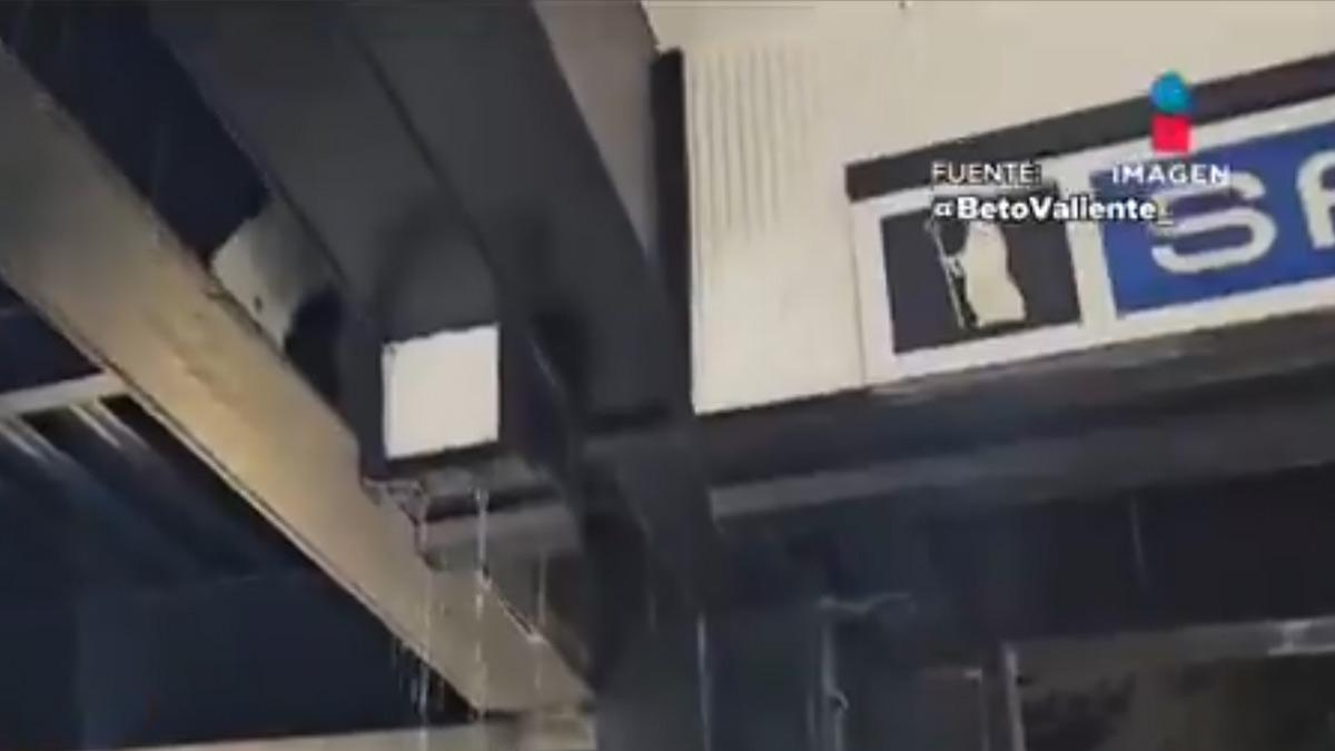 <![CDATA[Detectan filtraciones de agua en techos del Metro C