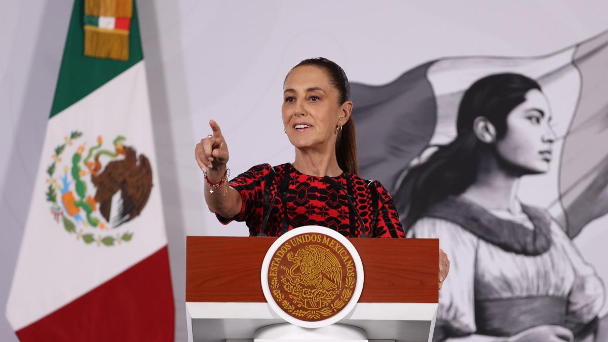 Sheinbaum celebra baja inflación de México; "está por abajo 