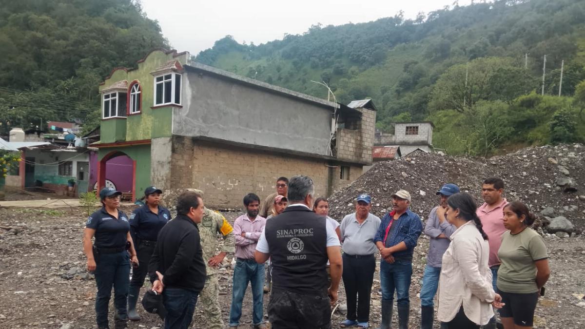 Comunidad en Hidalgo rechaza ser evacuada pese a declaratori
