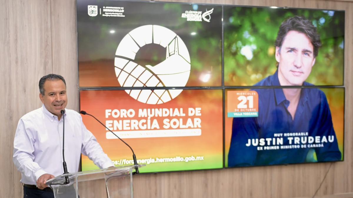 Anuncia Toño Astiazarán participación de Justin Trudeau, ex 