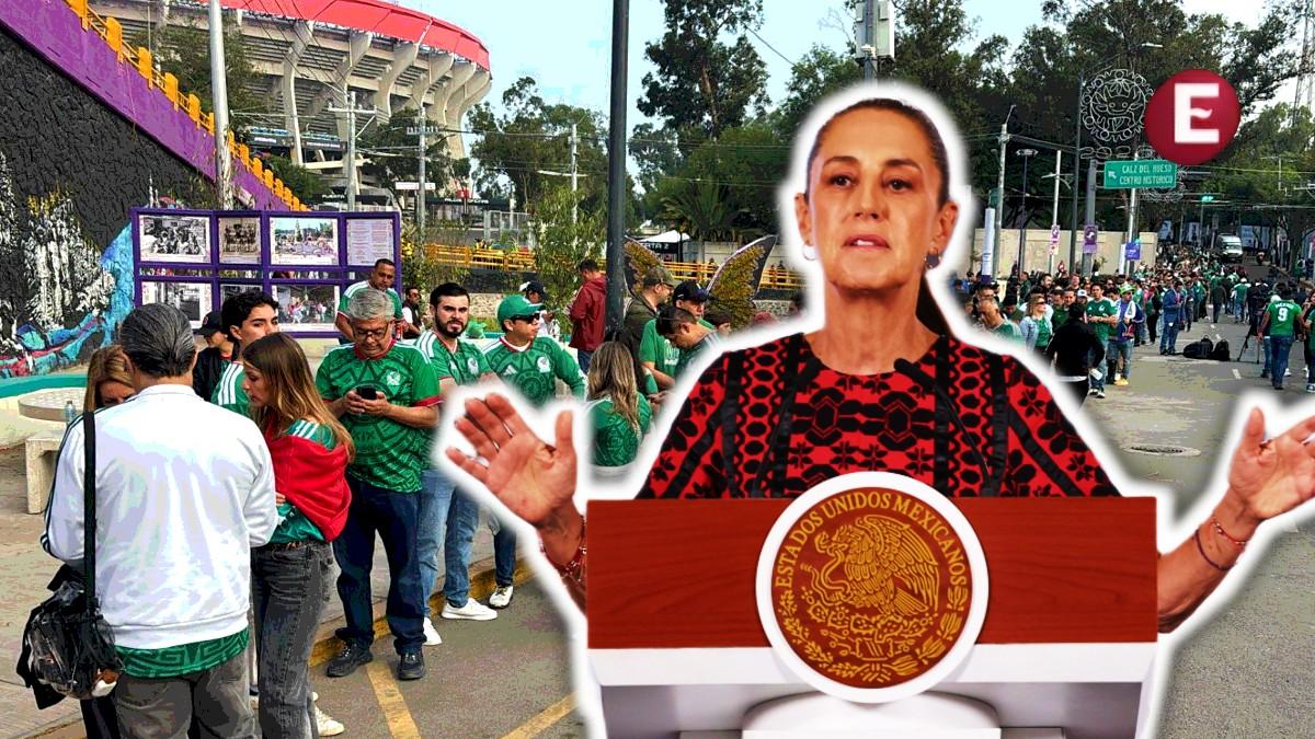 Sheinbaum garantiza inauguración del Mundial en CDMX sin pro