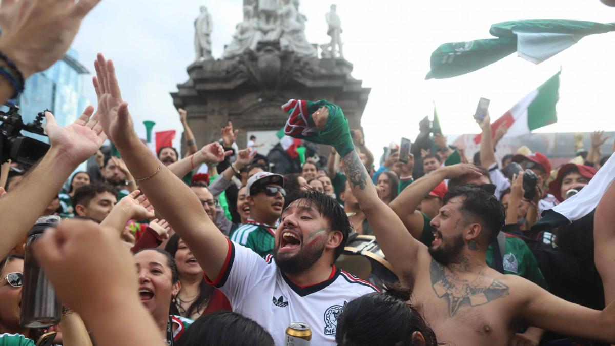 “Vámonos al Ángel”: miles festejan victoria de México ante S