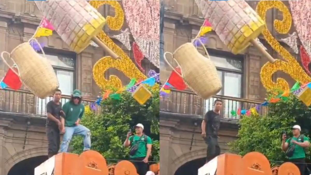 Joven cae de grúa en Fan Fest del Zócalo; sufre traumatismo 