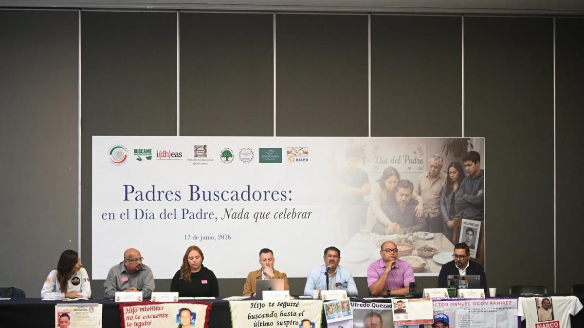 "Nada que celebrar en el Día del Padre": padres buscadores