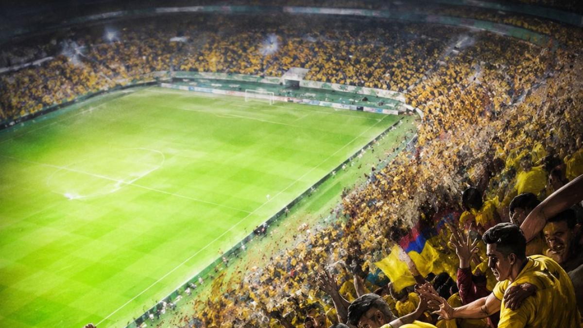 Avalancha de aficionados colombianos en el Estadio Ciudad de México por poco termina en tragedia