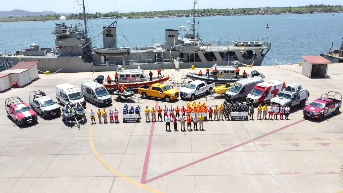 墨西哥海军启动2026夏季救生行动 部署3436人保障海滩安全