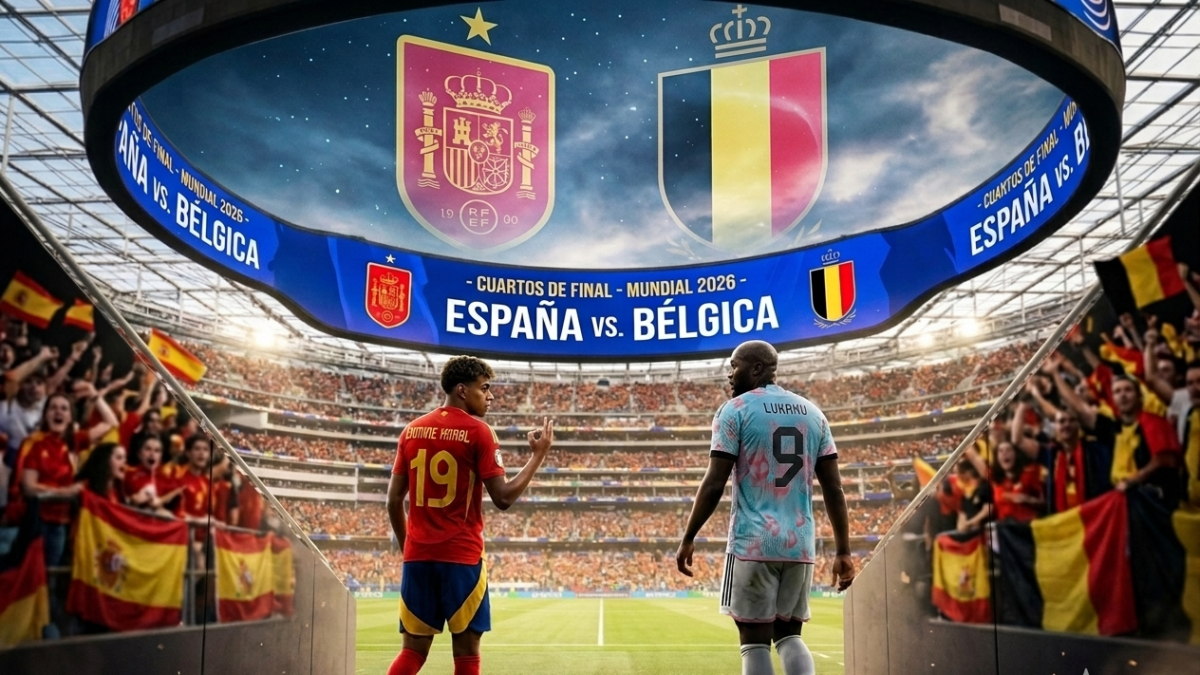 España Vs Bélgica EN VIVO: Cuartos de Final, Mundial 2026