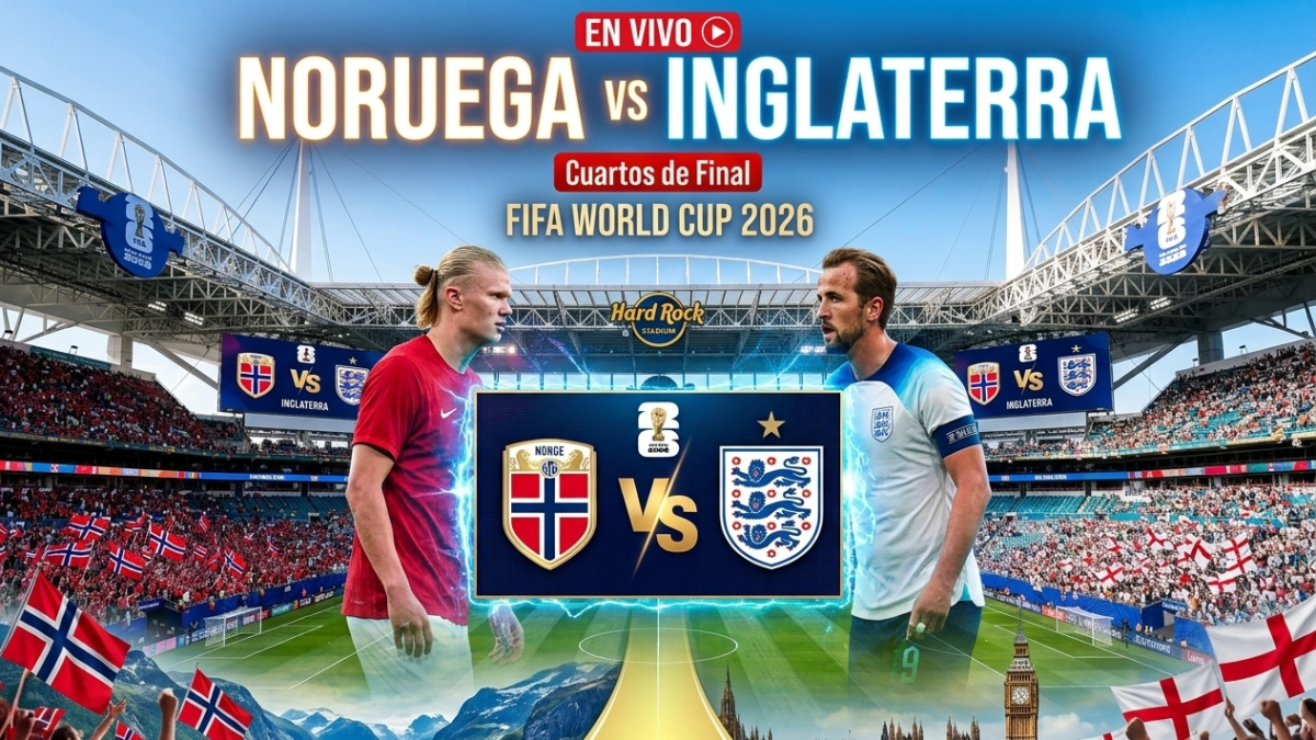 Noruega Vs Inglaterra EN VIVO: Cuartos de Final, Mundial 2026