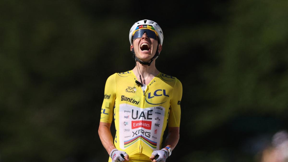 Día histórico! Tadej Pogacar gana la Etapa 10 del Tour de Francia y es el rey del 14 de julio