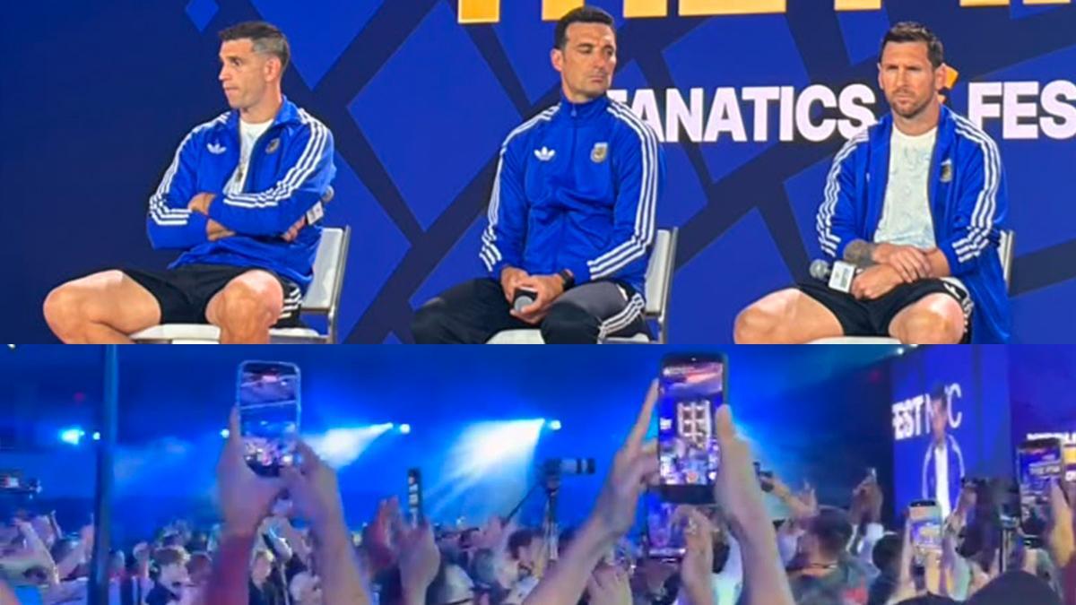 Interrumpen conferencia por ovación a Messi: "No siempre se puede ganar", señala