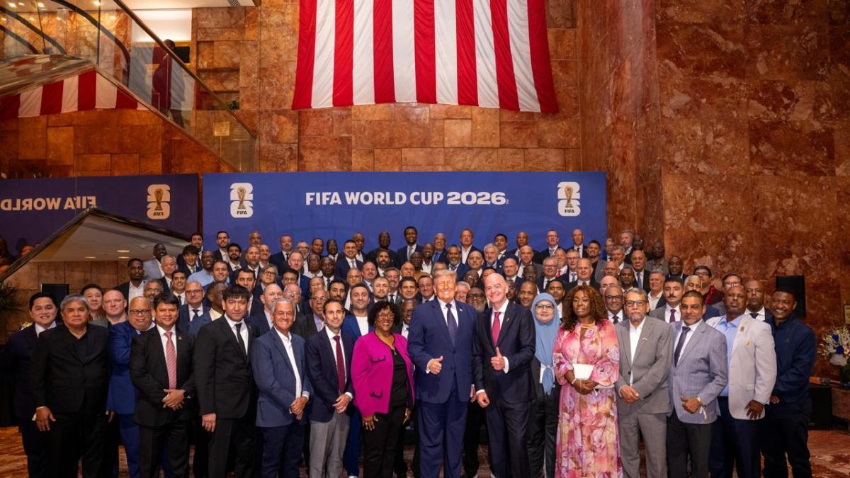 Infantino y Trump sellan el "éxito rotundo" del Mundial en la Torre Trump a dos días de la final