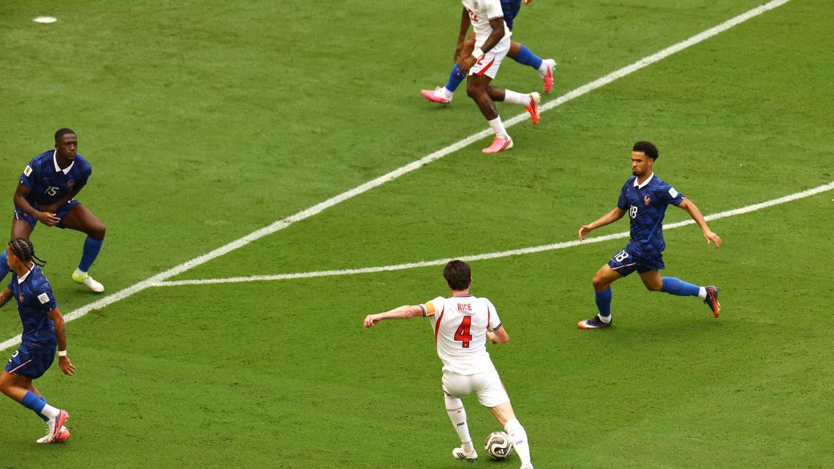 Francia vs Inglaterra: Declan Rice, gol y asistencia para los Tres Leones (VIDEO)