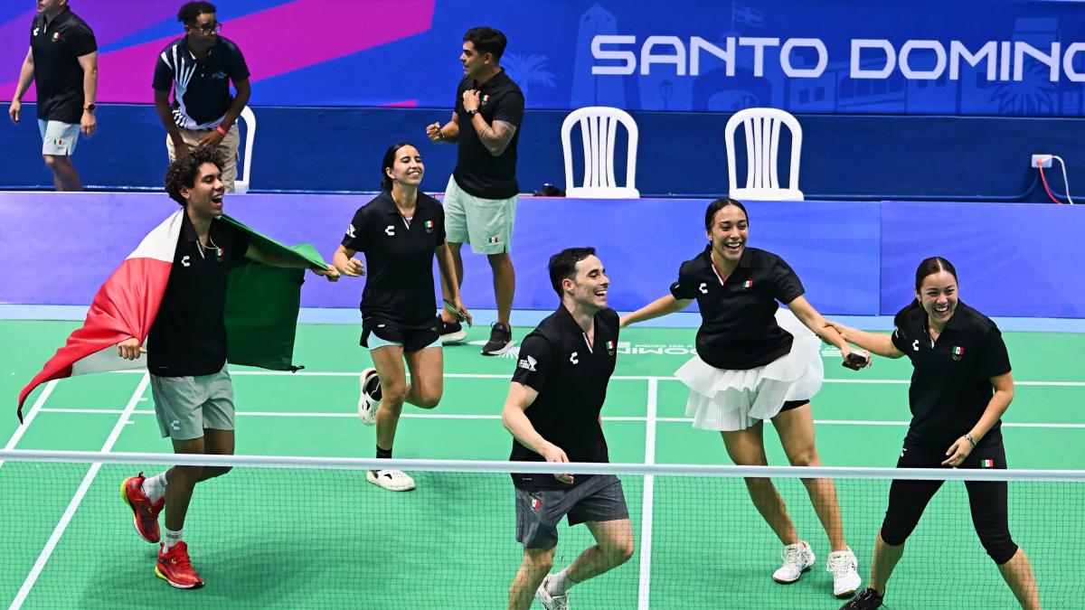 ¡México manda en el bádminton! Oro por equipos mixto en Santo Domingo