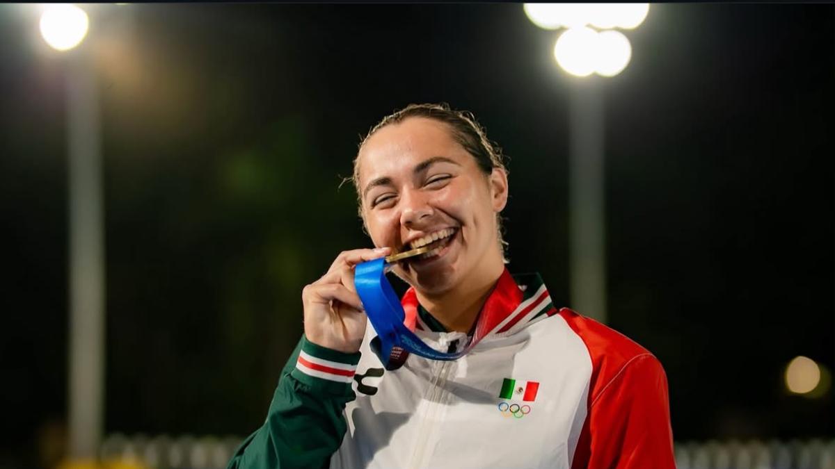 Ava Chávez dedica a su abuelo la medalla 100 de México en Centroamericanos