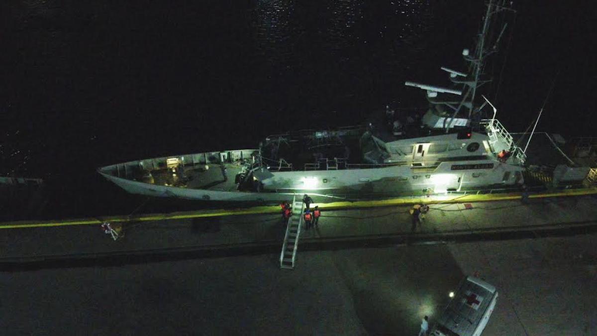 Mexican navy rescues a fisherman from Oaxaca after eight days adrift