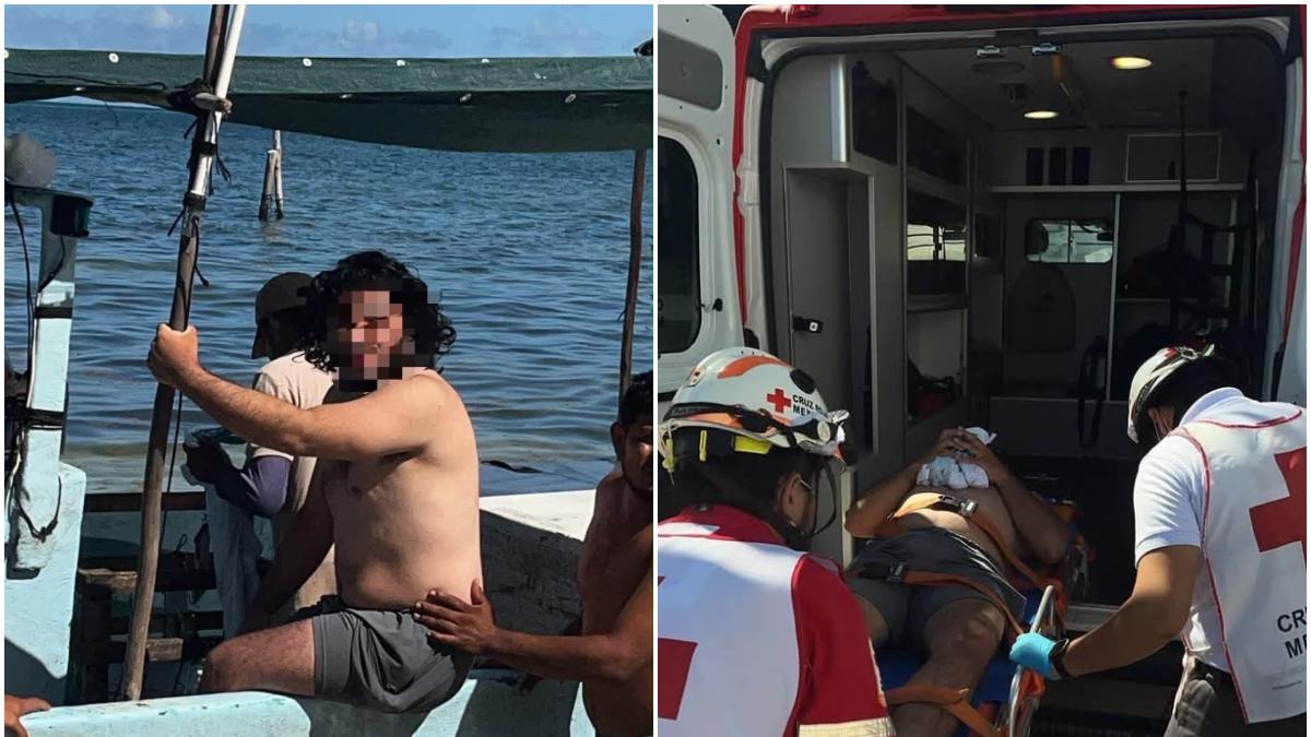 One of two missing men is rescued alive off Cozumel
