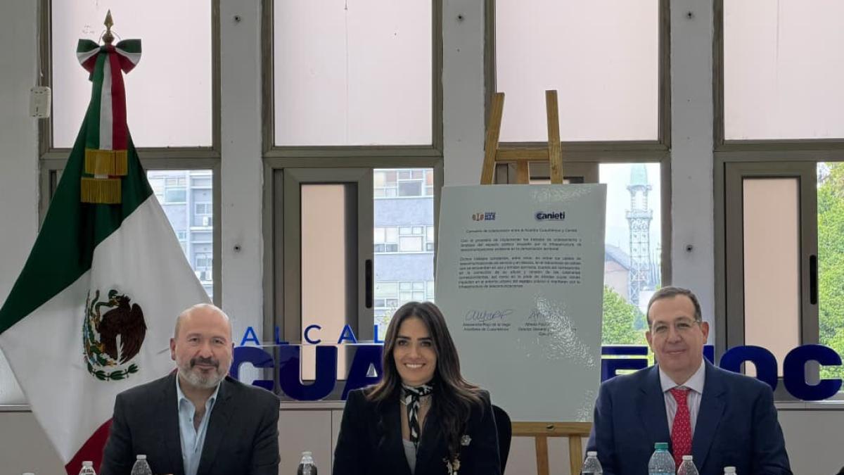Cuauhtemoc and CANIETI Form Alliance to Remove Disused Cabling in Mexico City