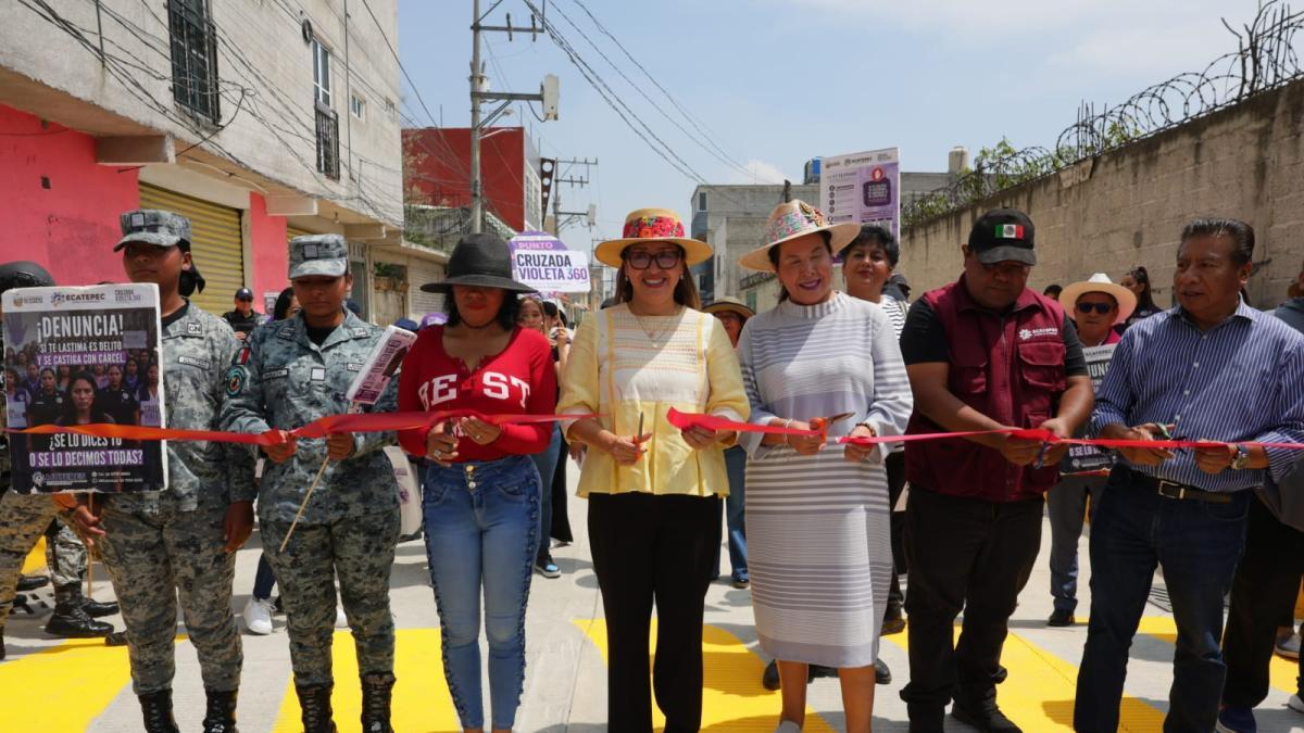 Ecatepec paves 13 streets, transforming urban image