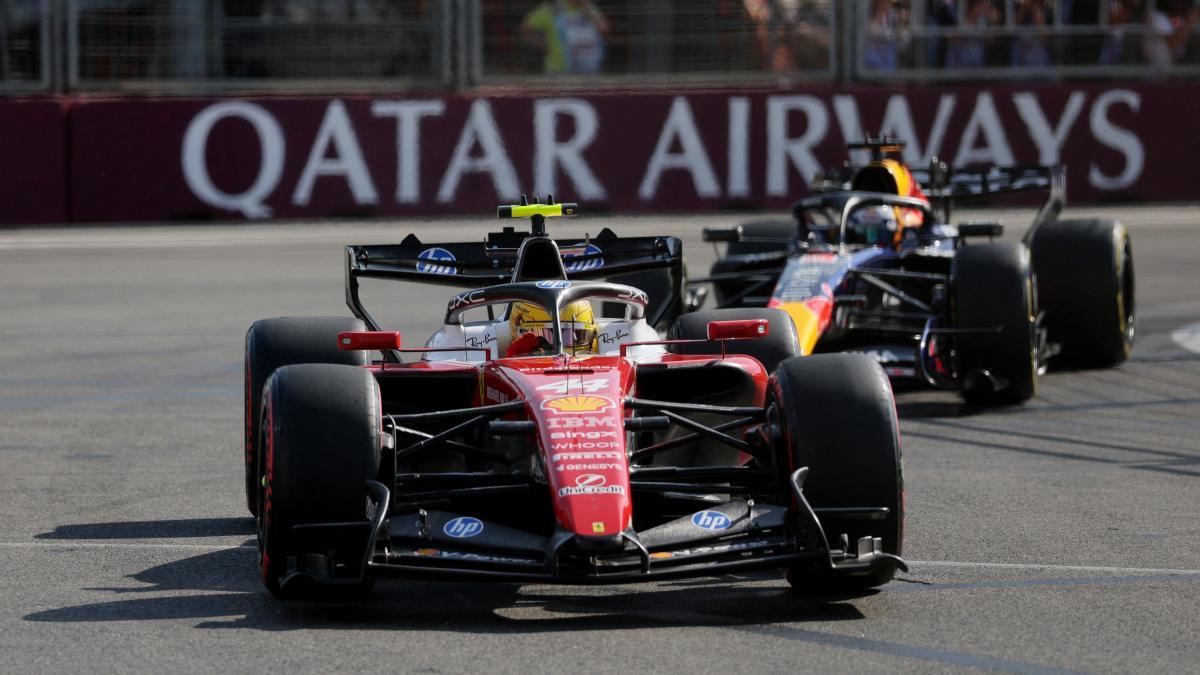 Alarma en Ferrari tras Bakú: Hamilton y Leclerc admiten que perdieron ante sus rivales