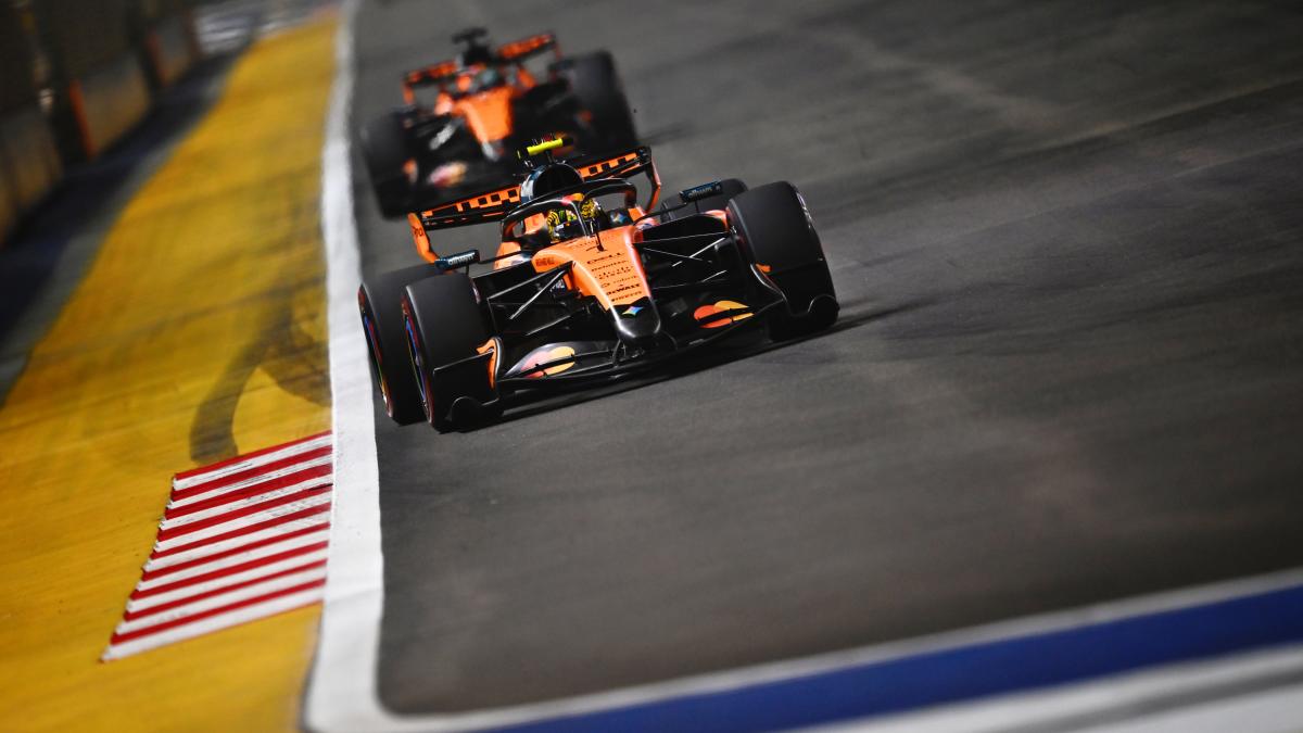 Norris terminó admitiendo su error en el incidente con Piastri durante Sprint en Singapur