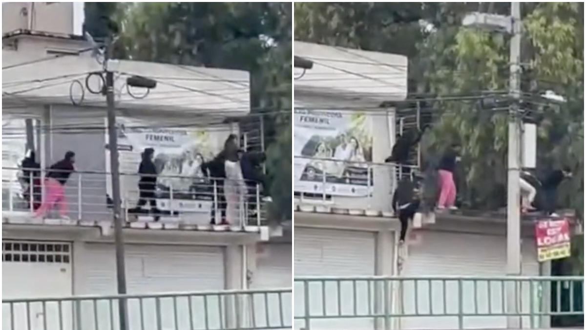 Video capta la fuga de seis jóvenes de un centro de rehabilitación en Tula