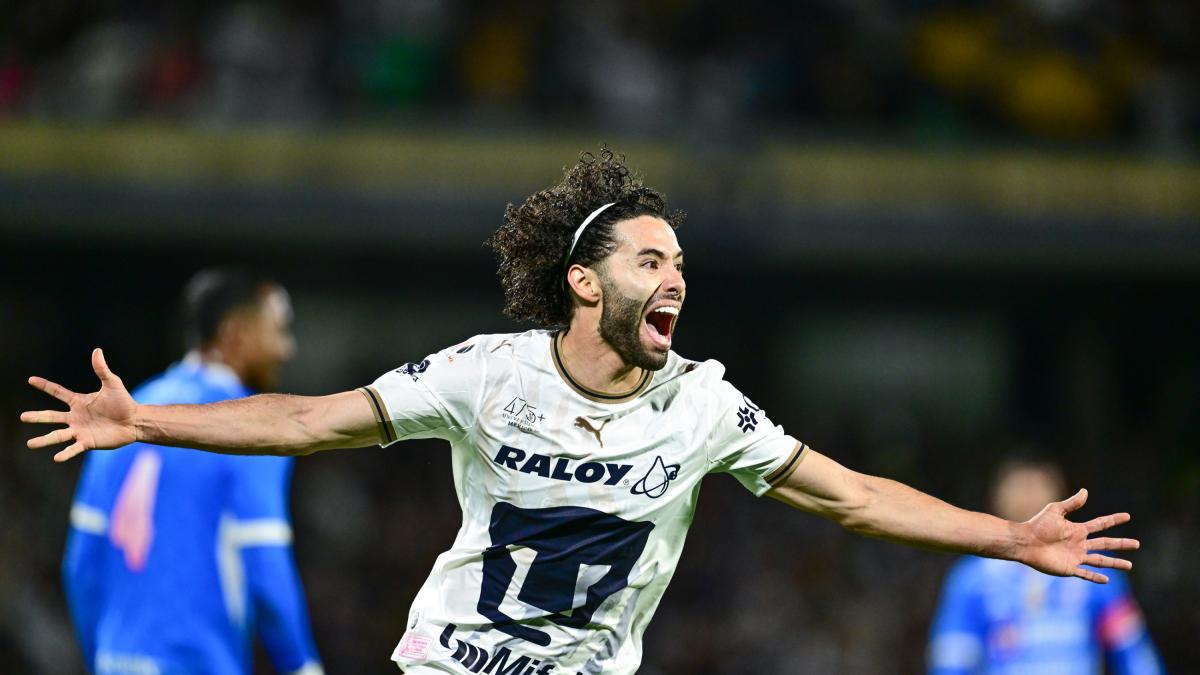 Pumas vs Cruz Azul: El Chino Huerta se reestrena en CU con golazo (VIDEO)