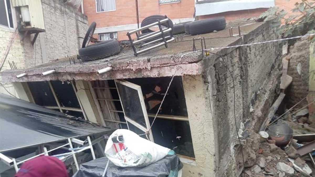 Se derrumba parte de vecindad en la colonia Morelos, CDMX