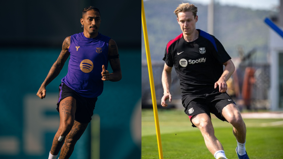 Barcelona recupera a Raphinha y Frenkie de Jong para visitar al Betis