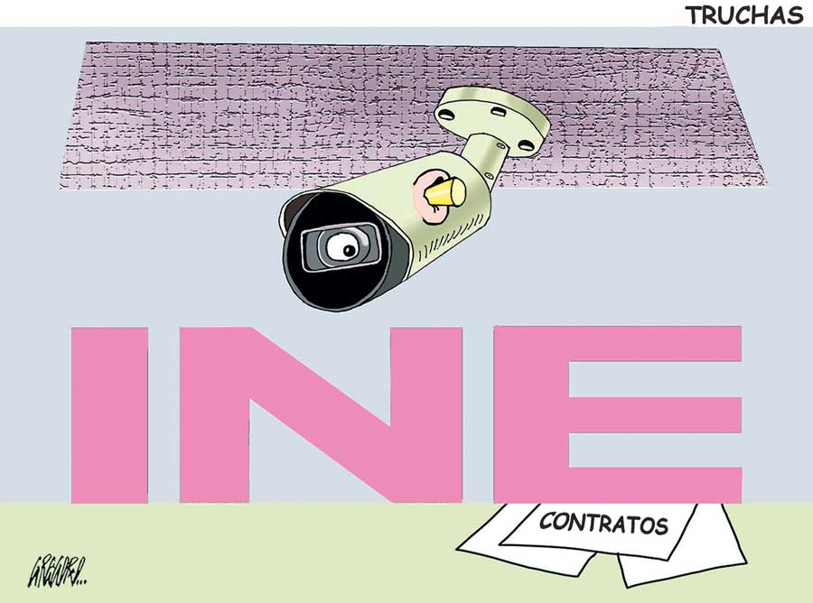 Cartón de Gregorio del 22 de enero de 2026 sobre INE como Big Brother.